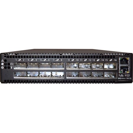 Mellanox Technologies Spectrum Based 40Gbe 1U Open Ethernet Switch w/ Mlnx-Os, 16 Qsfp28 MSN2100-BB2F